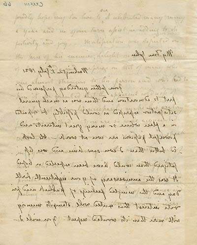 Letter from Louisa Catherine Adams to John Adams, 5 July 1821 
